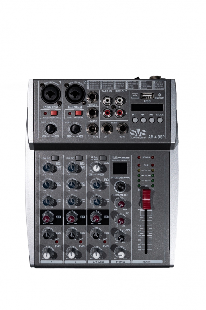 SVS Audiotechnik mixers AM-4 DSP Аналоговый микшерный пульт, 4-канала в Комсомольске-на-Амуре