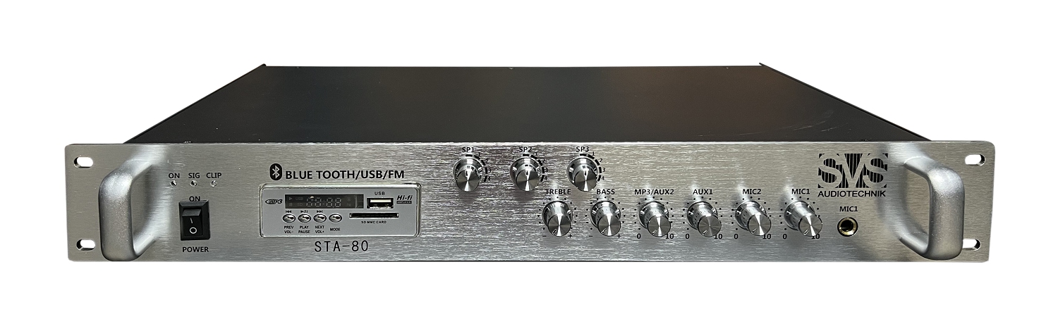 SVS Audiotechnik STA-80 Микшер-усилитель для систем Public Address в Комсомольске-на-Амуре